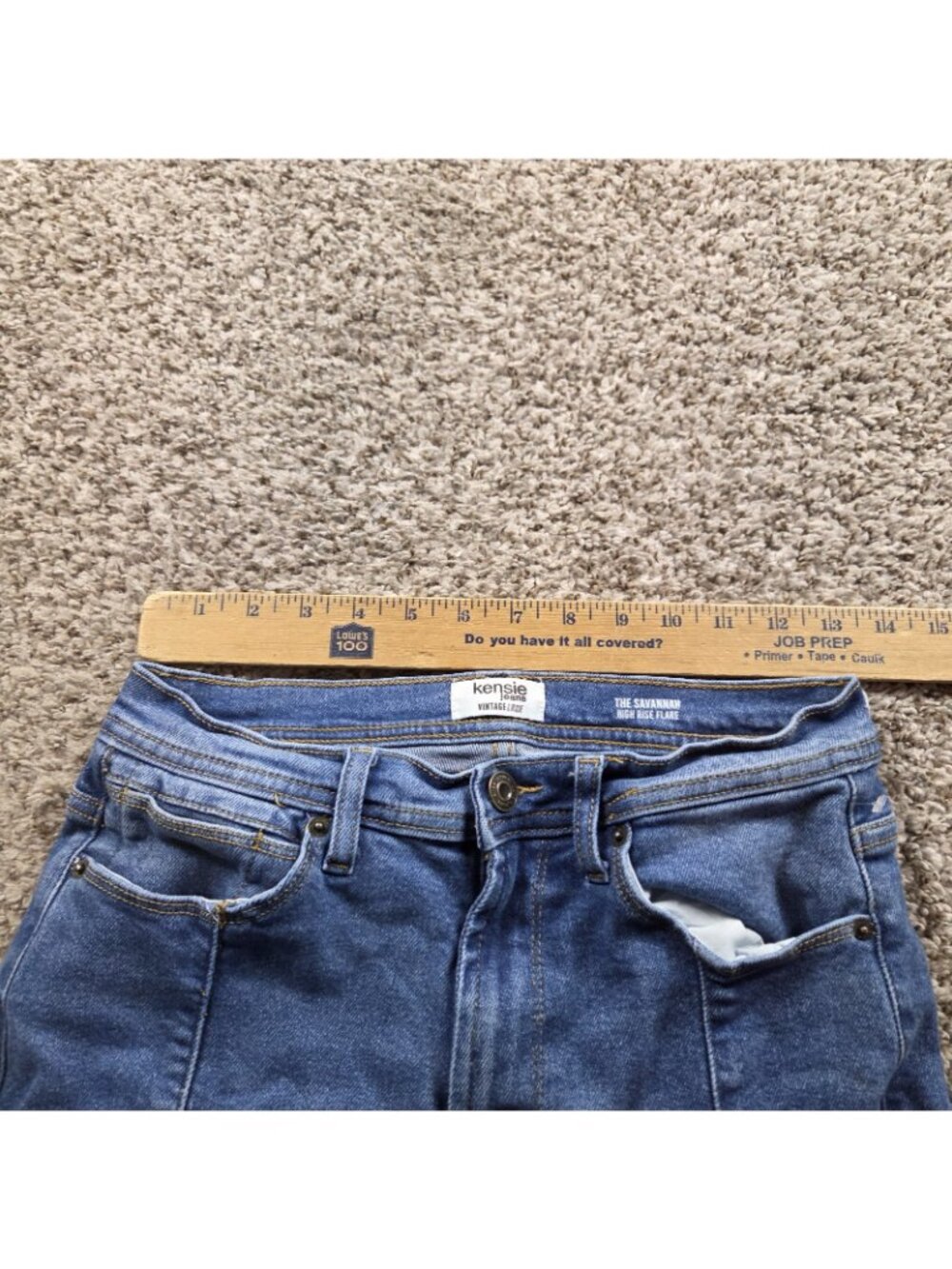 Kensie Jeans Womens 2 The Savannah High Rise Flare Denim - Picture 2 of 8